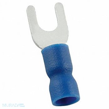 POWER FIRST Fork Terminal Tin Copper Blue PK100, 5WHF6