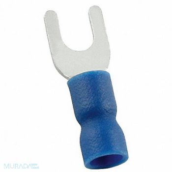 POWER FIRST Fork Terminal Tin Copper Blue PK100, 5WHF7