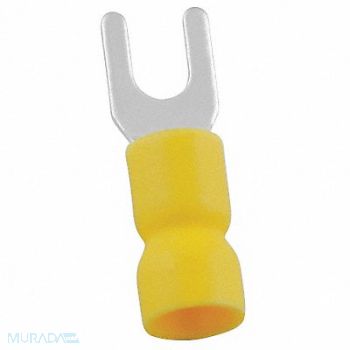 POWER FIRST Fork Terminal Tin Copper Yellow PK50, 5WHF8