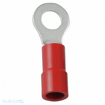 POWER FIRST Ring Terminal Red 22 AWG 16 AWG PK100, 5WHG3