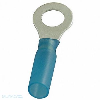 POWER FIRST Ring Terminal Blue 16 AWG 14 AWG PK25, 5WHH6