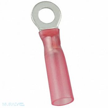 POWER FIRST Ring Terminal Red 22 AWG 16 AWG PK25, 5WHJ0