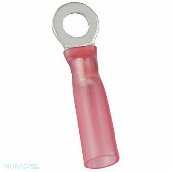 POWER FIRST Ring Terminal Red 22 AWG 16 AWG PK25, 5WHJ1