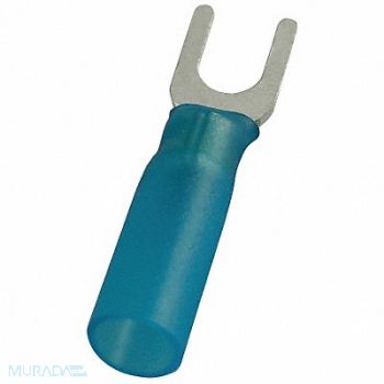 POWER FIRST Fork Terminal Tin Copper Blue PK25, 5WHJ5