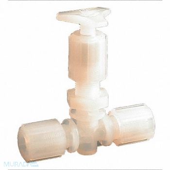 PARKER Needle Valve Straight 1/4 in Flare, 5WRK6