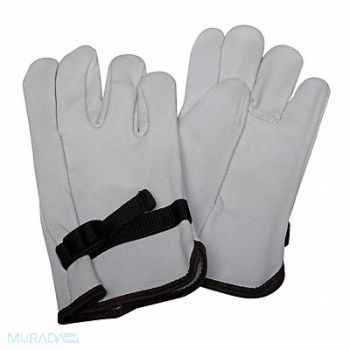 CONDOR E4079 Electrical Glove Protector 7 White PR, 5WUR9