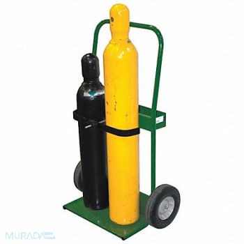 SAFTCART Cylinder HandTruck 400 lb 45 x30 x6-1/2, 5WXD4