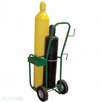 SAFTCART Cylinder HandTruck 400 lb 50 x18 x6-1/2, 5WXD8
