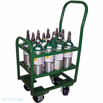 SAFTCART Cylinder Trolley 2400 lb 17-1/2 in W, 5WXH5