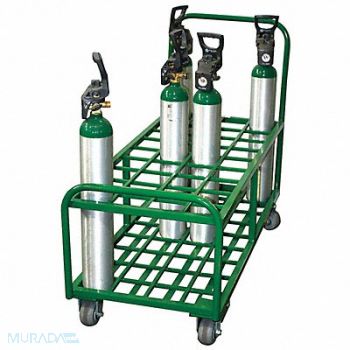 SAFTCART Cylinder Trolley 17-3/4 in W 2400 lb., 5WXH7