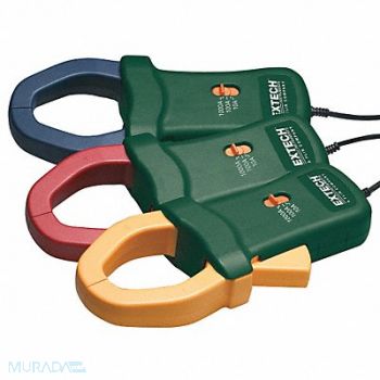 EXTECH AC Clamp Current Probe Set 10/100/1000A, 5WYU7
