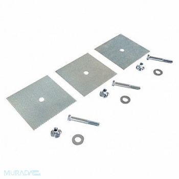 GRAINGER APPROVED Parking Curb Glue Down Kit F/72 In Stops, 5XPR3