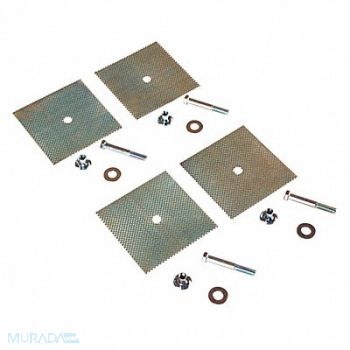 GRAINGER APPROVED Parking Curb Glue Down Kit F/96 In Stops, 5XPR4