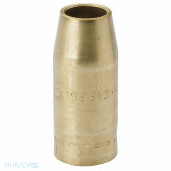 MILLER ELECTRIC MILLER Brass Conical MIG Weld Nozzle, 5XRY9