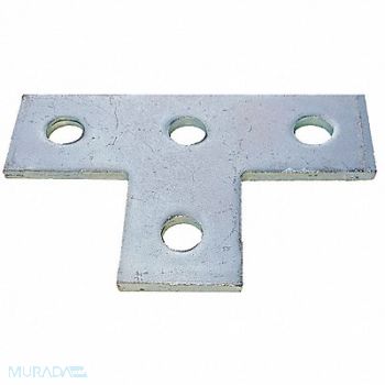 GRAINGER APPROVED Tee Plates Steel, 5YE23