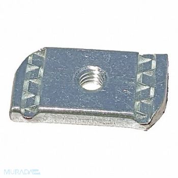 GRAINGER APPROVED Stand Nut Steel Overall W 1 3/8in PK25, 5YE30