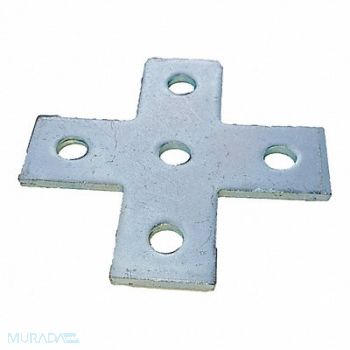 GRAINGER APPROVED Cross Plates Steel, 5YE35