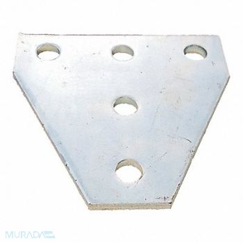 GRAINGER APPROVED Tee Plates Steel, 5YE37