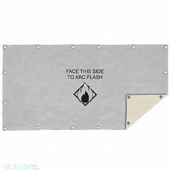 SALISBURY Arc Blanket 40kA 4 x 8 ft Gray/Khaki, 5YGL3