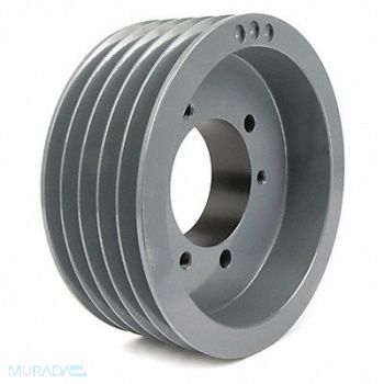 TB WOOD S V-Belt Pulley Detachable 5Groove 9.4 OD, 5YKN8