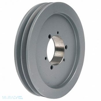 TB WOOD S V-Belt Pulley Detachable 2Groove 9.35 OD, 6UDR6