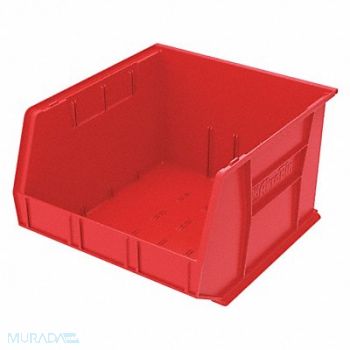 AKRO-MILS F8693 Hang and Stack Bin Red Plastic 11 in, 5YM95