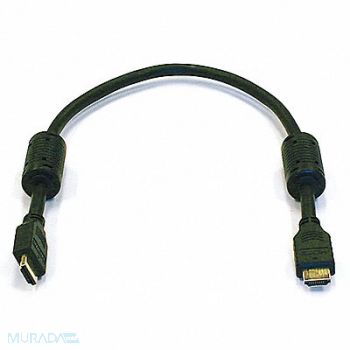 MONOPRICE HDMI Cable Std Speed Black 1.5ft 28AWG, 5YMG4