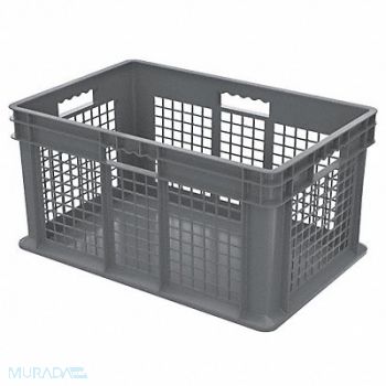 AKRO-MILS G6569 Straight Wall Ctr Gray Vented IndGrdPoly, 5YN11