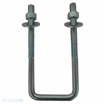 GRAINGER APPROVED Square U-BoltInside H 9 in, 5YY60