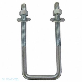 GRAINGER APPROVED Square U-BoltInside H 4 5/8 in, 5YY56