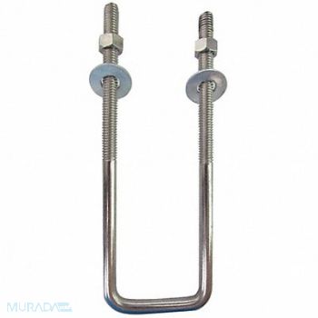 GRAINGER APPROVED Square U-BoltInside H 5 in, 5YY64