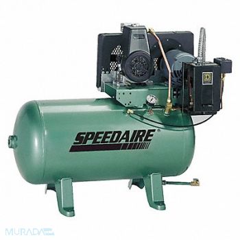 SPEEDAIRE Electric Air Compressor 3 hp 1 Stage, 5Z701
