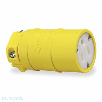 HUBBELL Straight Blade Connector 5-15R 15A 125V, 5Z872