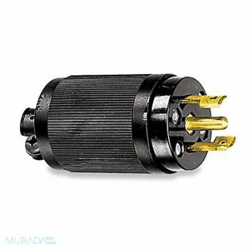 HUBBELL Locking Plug Std. 15 A ML-3P, 5Z909