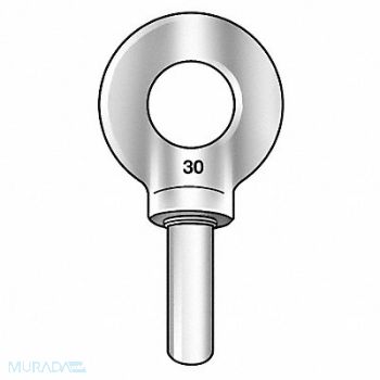 KEN FORGING Machinery Eye Bolt Shank D 1 in, 3JWR4