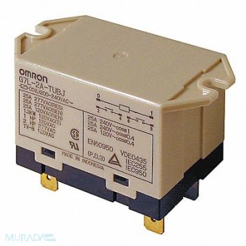 OMRON H8129 Enclosed Power Relay 4 Pn 240VAC SPST-NO, 5ZH37