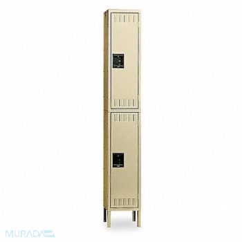 TENNSCO E1576 Wrdrb Lckr 2x1Lckr Sand 78 x15 x18 Assm, 5ZJ90