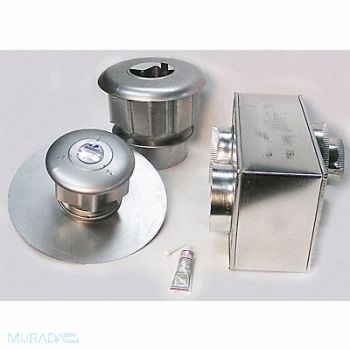 DAYTON Venting Surface Mount Steel, 5ZJT9