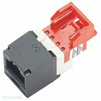PANDUIT Jack Mini Com Cat 5e Black, 5ZNU2