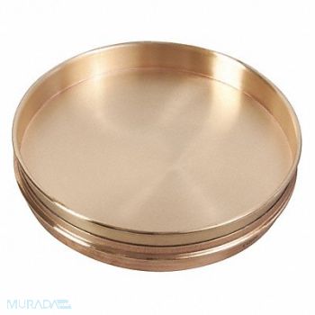 GRAINGER APPROVED Sieve Separator Pan 200mm x 25mm Brass, 5ZPY7