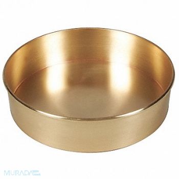 HUMBOLDT Sieve Bottom Pan 200mm x 50mm Brass, 5ZPY8