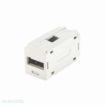 PANDUIT Coupler 1P 0.61in W 1.36in L USB 2.0/1.1, 5ZWE0