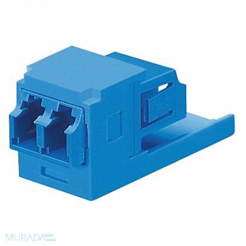 PANNET Adapter Singlemode Duplex LC Fiber Blue, 5ZWG0