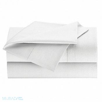 MARTEX Pillowcase Queen White 44 W 40 L PK12, 52JP26