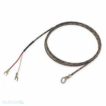 TEMPCO Thermocouple Probe Type J Lead 4 ft L, 20XK01