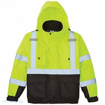 KLEIN TOOLS High-Visibility Bomber Jacket 3XL, 807JX8