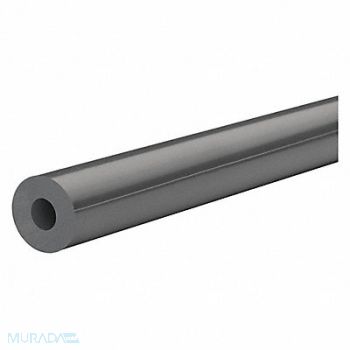 GRAINGER APPROVED K7400 Tube PVC 2ft 3/8 InDia 7/8 OutDia Gray, 60DM11