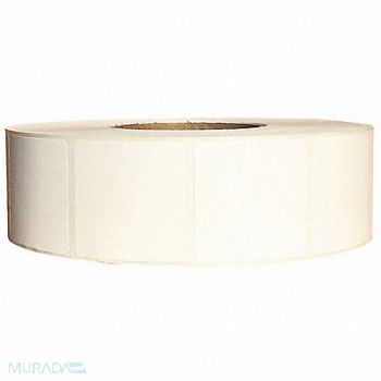 GRAINGER APPROVED Barcode Printer Label 2 W 2 H White, 60DX59