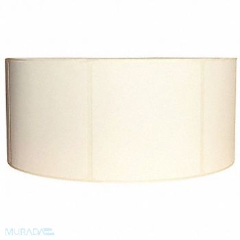 GRAINGER APPROVED Barcode Printer Label 3 W 3 H White, 60DX25