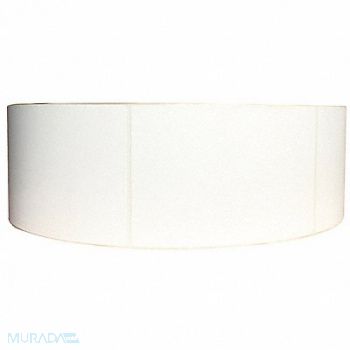 GRAINGER APPROVED Barcode Printer Label 3 W 4 H White, 60DX67